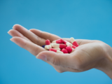 Hand full with pills